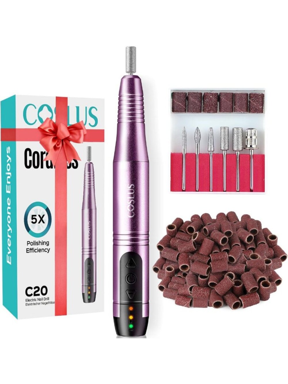 Portable Electric Nail Drill Kit | Rechargeable Manicure & Pedicure Machine for